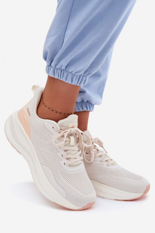 Women's Platform Sports Shoes Beige Gelirae