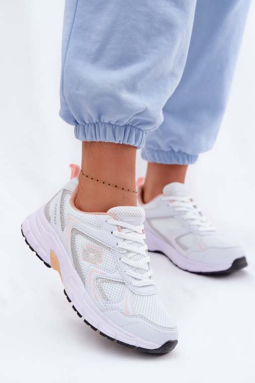 Buty Sportowe Sneakersy Damskie LOTTO KITAURA Białe