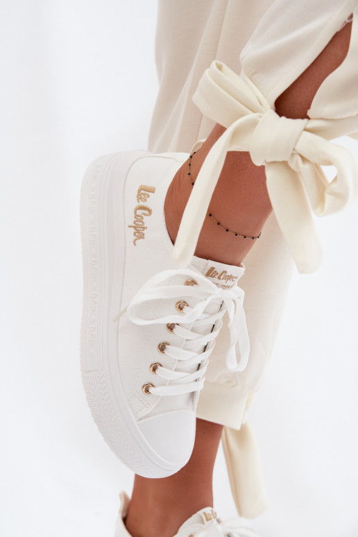 Lee Cooper Platform Sneakers LCW-26-44-4482 White