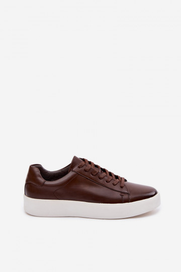 Men's Sneakers Dark Brown Eco Leather Velton 2