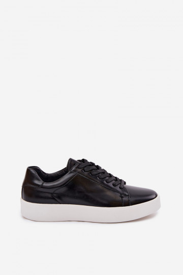 Men's Sneakers Made of Eco Leather Black Velton 2
