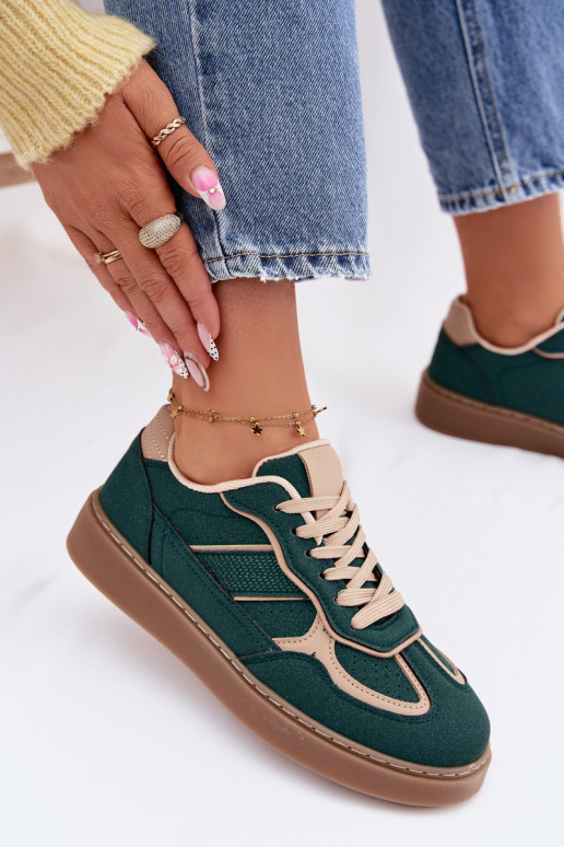 Low Women's Sneakers Green Brenelle