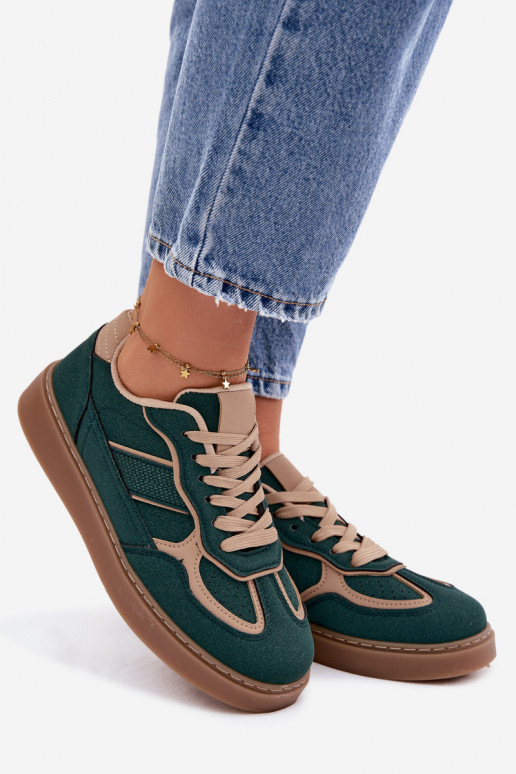 Low Women's Sneakers Green Brenelle