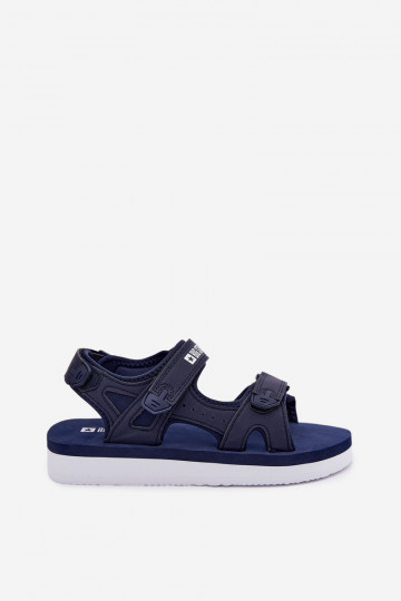 Women's Sports Platform Sandals Big Star LL274792 Navy Blue 2