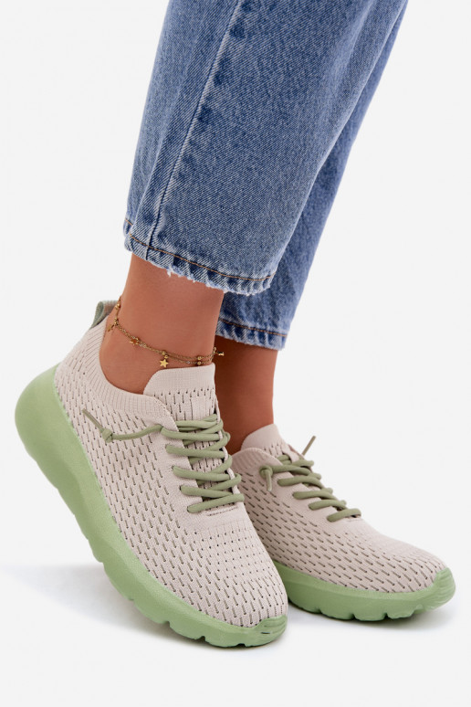 Material Women's Sports Shoes Beige Helinae