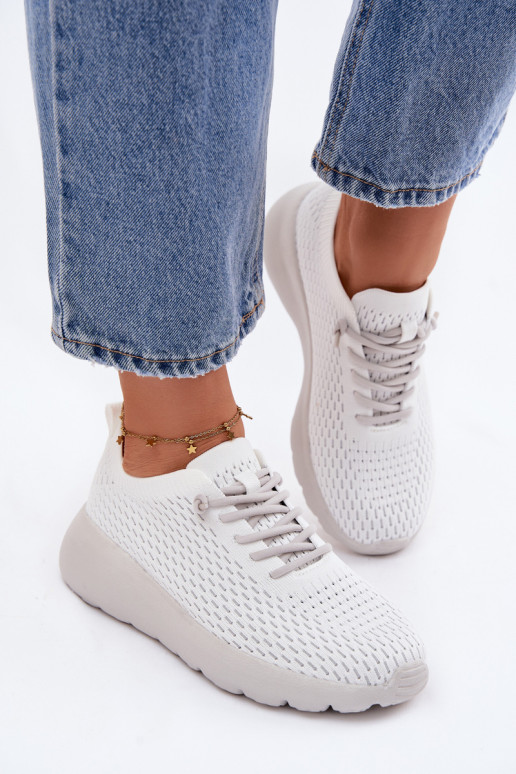 Material Women's Sports Shoes White Helinae