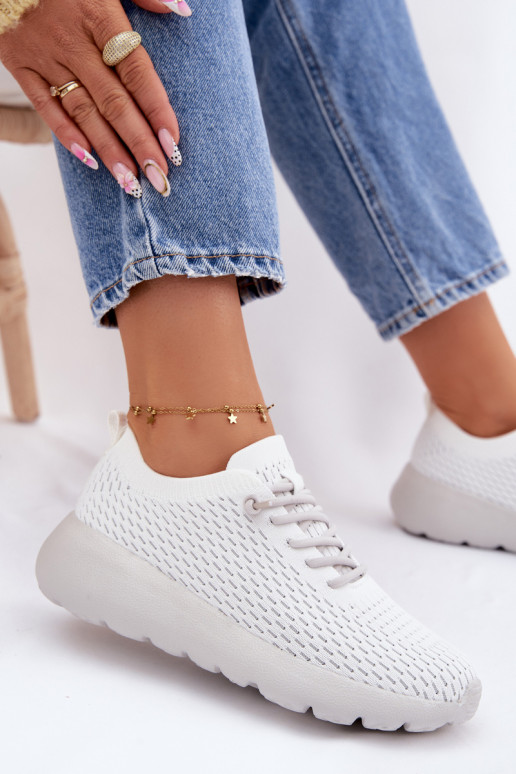 Material Women's Sports Shoes White Helinae