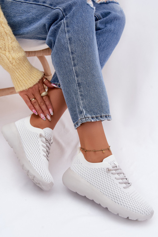 Material Women's Sports Shoes White Helinae