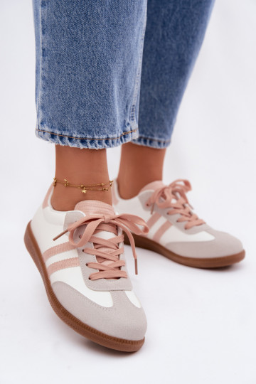 Women's Low Sneakers White-Pink Loredis 2