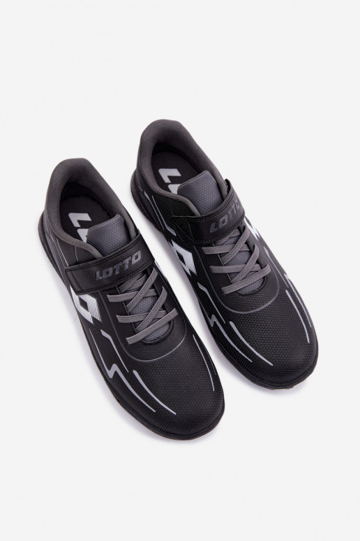 Children's Youth Sports Shoes LOTTO KOBALTO 2601520 Black and Gray