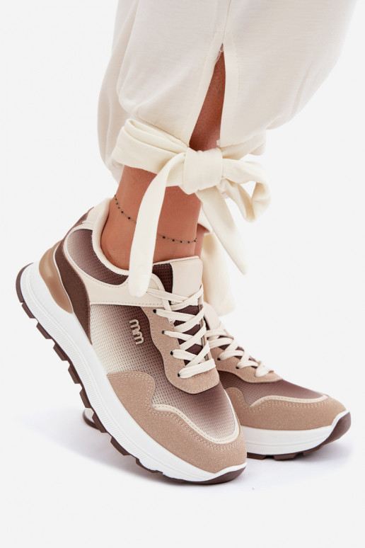 Women's Platform Sneakers Brown Lelmira