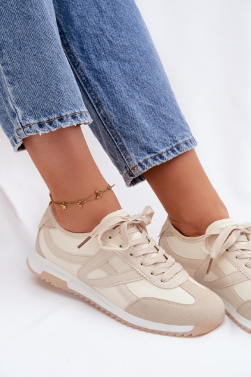 Vinceza Women's Sneakers 11674 Beige