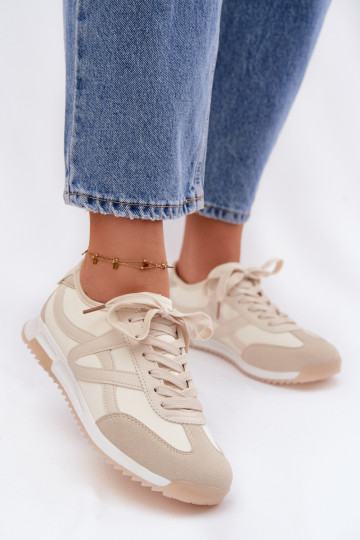 Sneakersy Damskie Vinceza 11674 Beżowe 2
