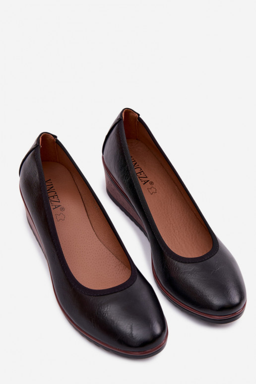 Women's Platform Shoes Vinceza 58628 Black