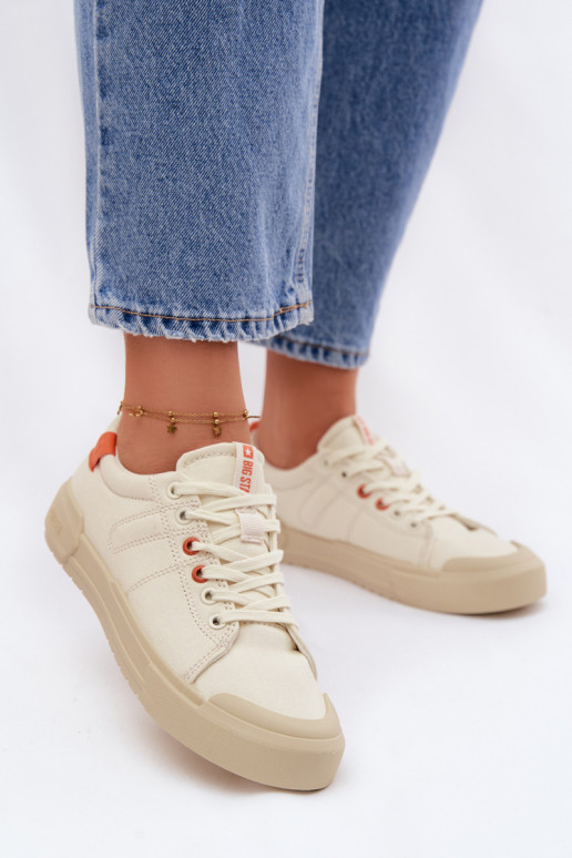 Women's Sneakers Big Star NN274445 Memory Foam System Beige