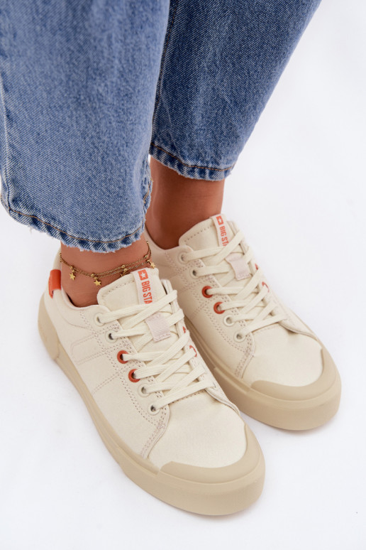 Women's Sneakers Big Star NN274445 Memory Foam System Beige