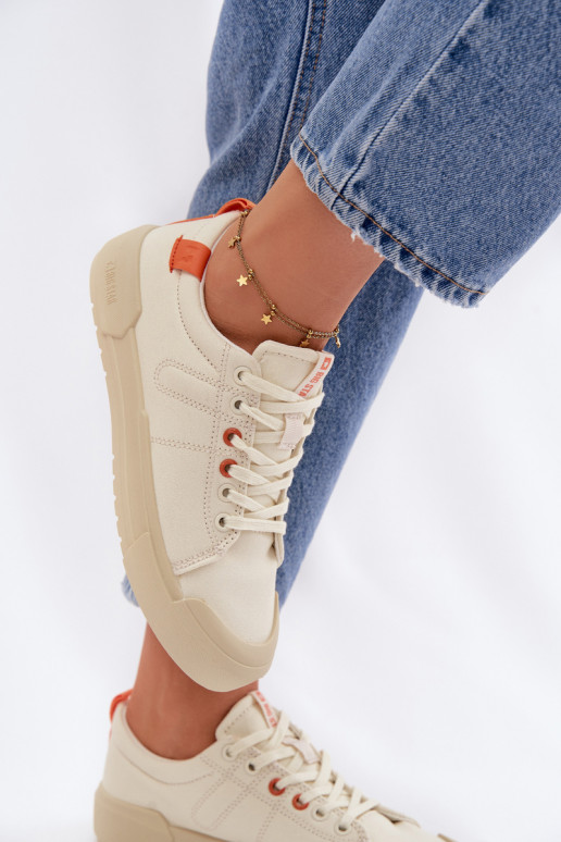 Women's Sneakers Big Star NN274445 Memory Foam System Beige