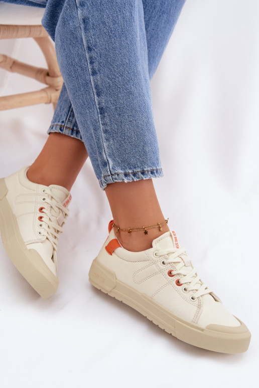 Women's Sneakers Big Star NN274445 Memory Foam System Beige