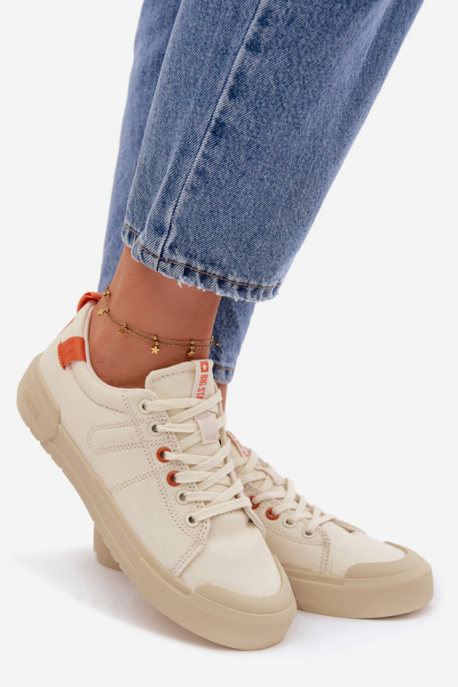 Women's Sneakers Big Star NN274445 Memory Foam System Beige