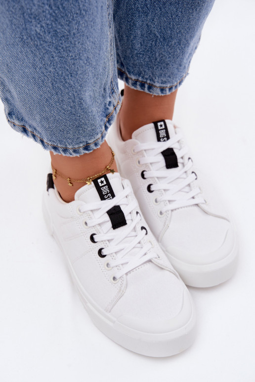 Women's Sneakers Big Star NN274444 Memory Foam System White