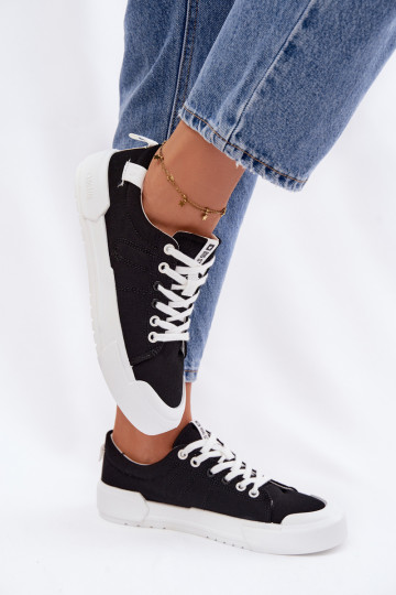 Women's Sneakers Big Star NN274446 Memory Foam System Black