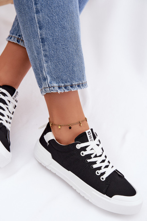 Trampki Damskie Big Star NN274446 Memory Foam System Czarne