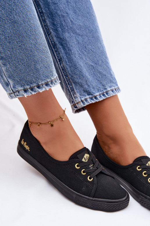 Tenisówki Trampki Damskie Lee Cooper LCW-26-02-4045 Czarne