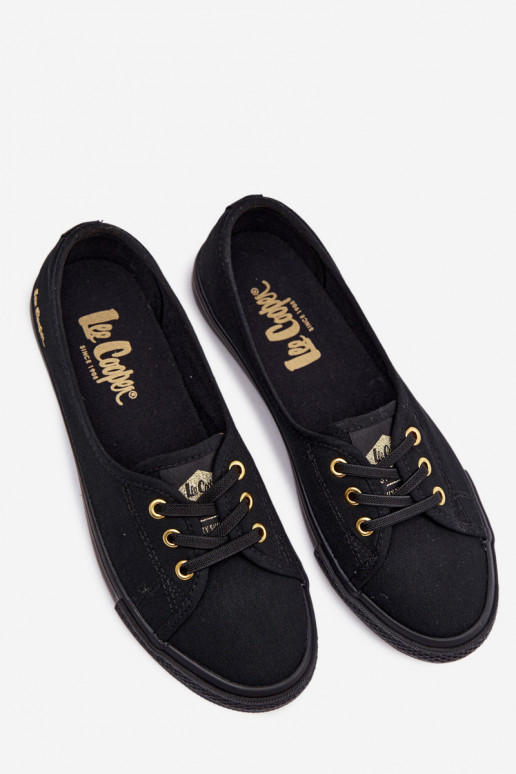Tenisówki Trampki Damskie Lee Cooper LCW-26-02-4045 Czarne