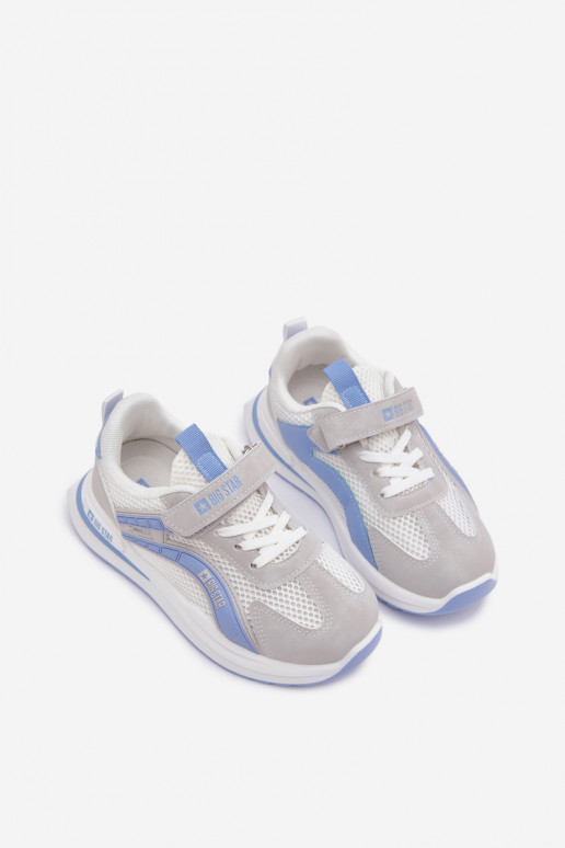 Kids' Sports Shoes Big Star TT374153 HI-POLY SYSTEM White-Blue