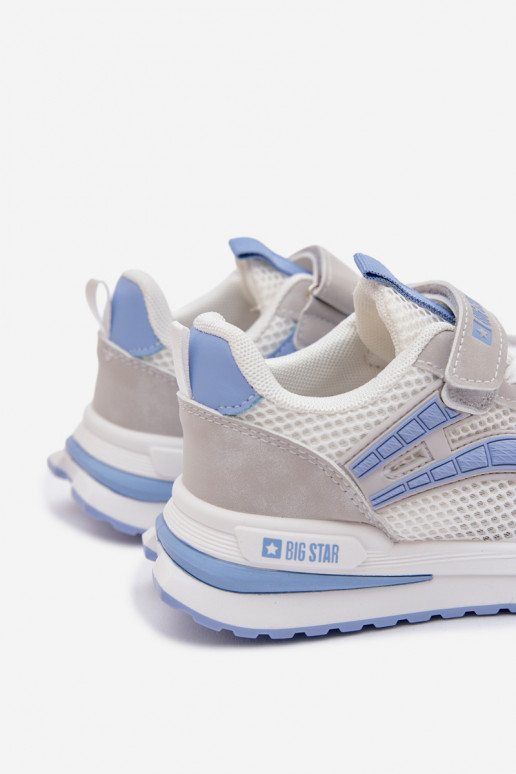 Kids' Sports Shoes Big Star TT374153 HI-POLY SYSTEM White-Blue