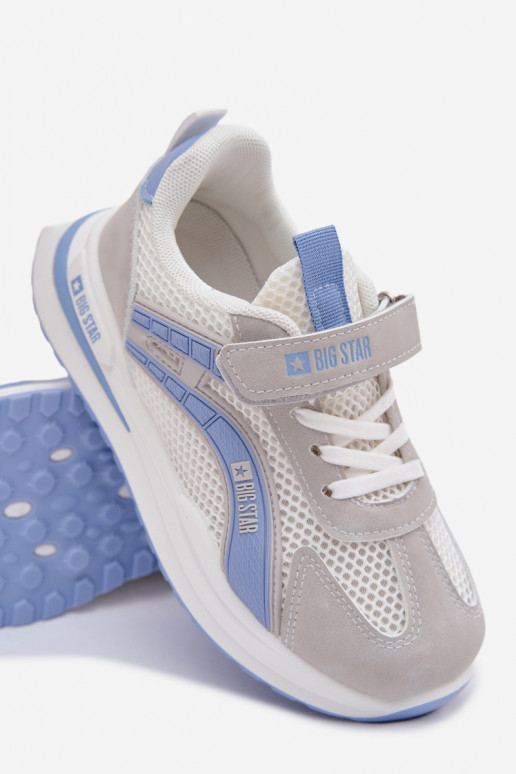 Kids' Sports Shoes Big Star TT374153 HI-POLY SYSTEM White-Blue