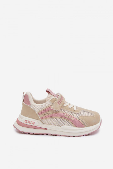 Children's Sports Shoes Big Star TT374151 HI-POLY SYSTEM Beige-Pink 2