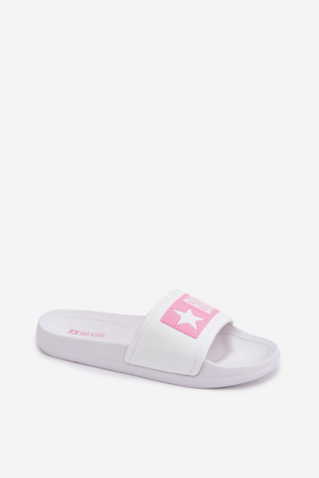 Children's Slippers Big Star TT374A002 White-Pink