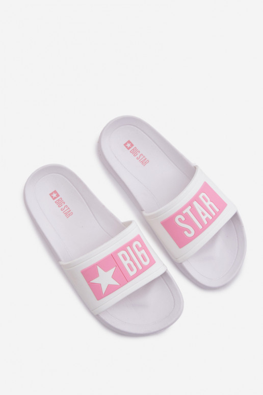 Children's Slippers Big Star TT374A002 White-Pink