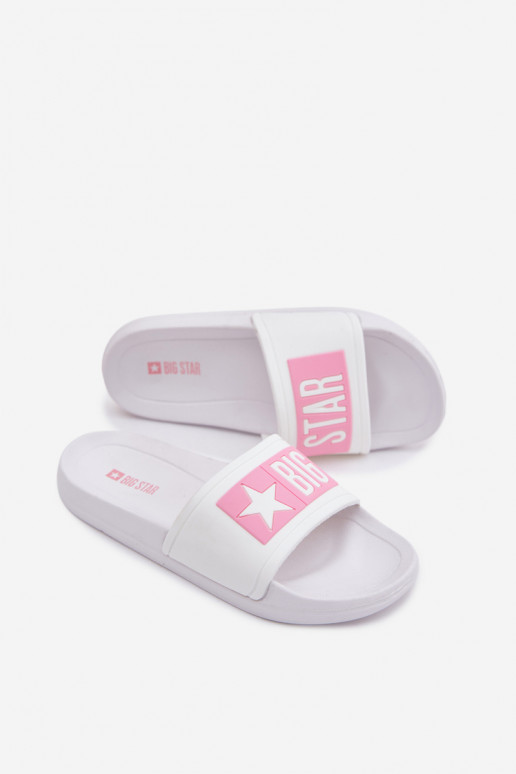 Children's Slippers Big Star TT374A002 White-Pink