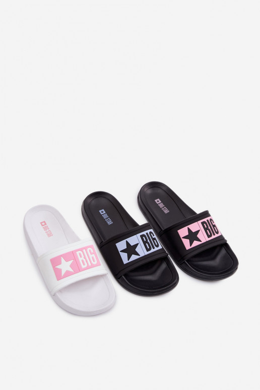 Children's Slippers Big Star TT374A002 White-Pink