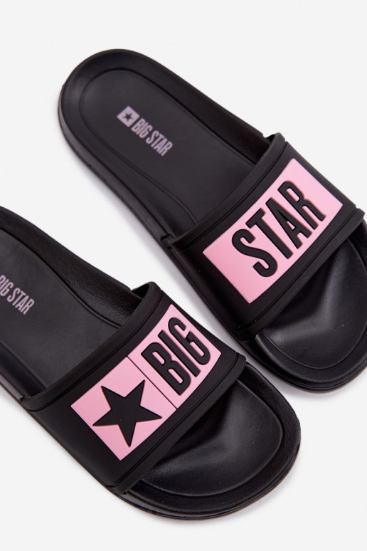 Children's Slippers Big Star TT374A004 Black-Pink