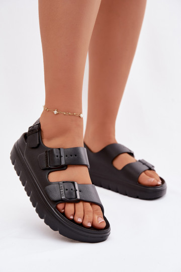 Women's Foam Platform Sandals Big Star TT274A031 Black