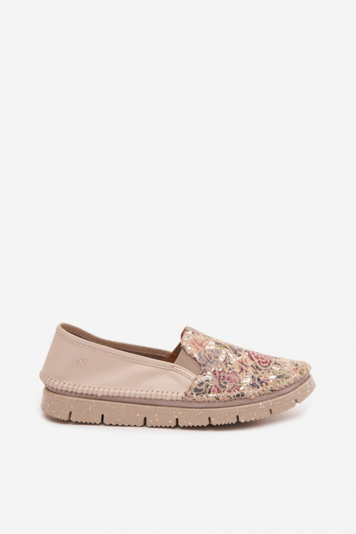 Women's Leather Slip-On Shoes Maciejka 03512-67 Multicolor