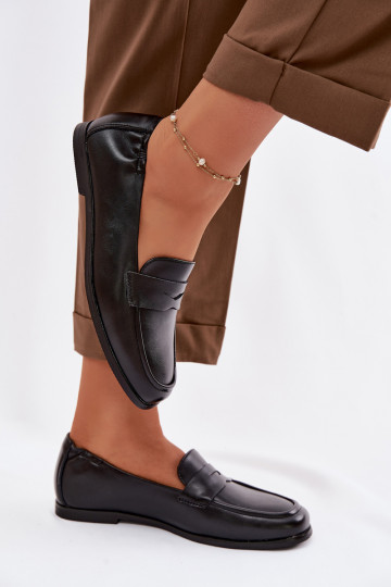 MokasynywithNaturalnej Skóry Vinceza 18121 Czarne