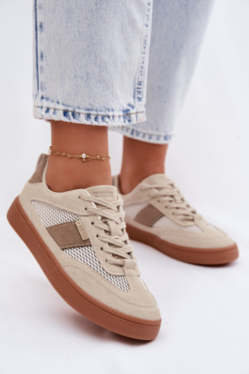 Sneakersy Damskie Big Star TT274759 Beżowe 2