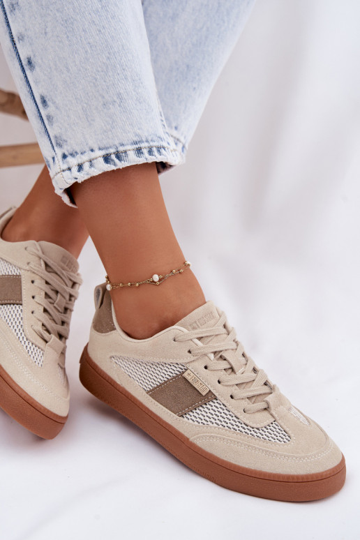 Sneakersy Damskie Big Star TT274759 Beżowe