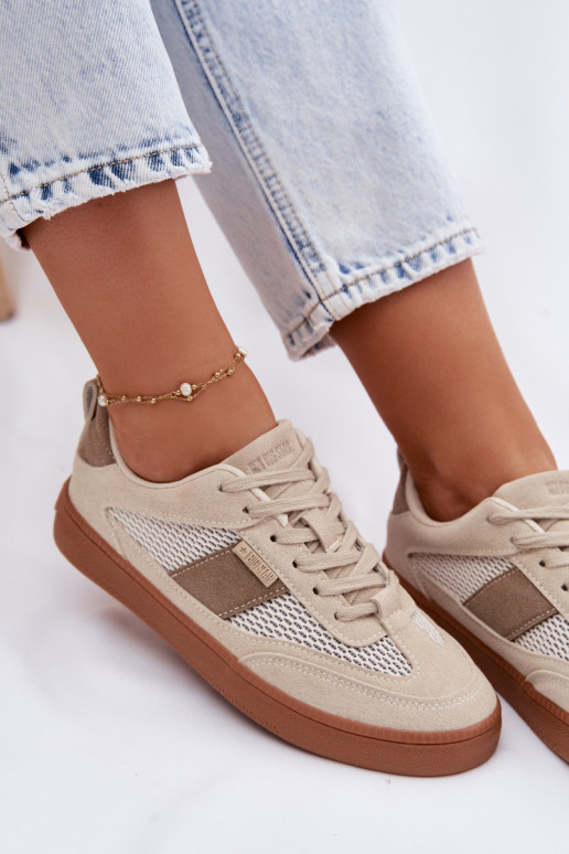 Sneakersy Damskie Big Star TT274759 Beżowe