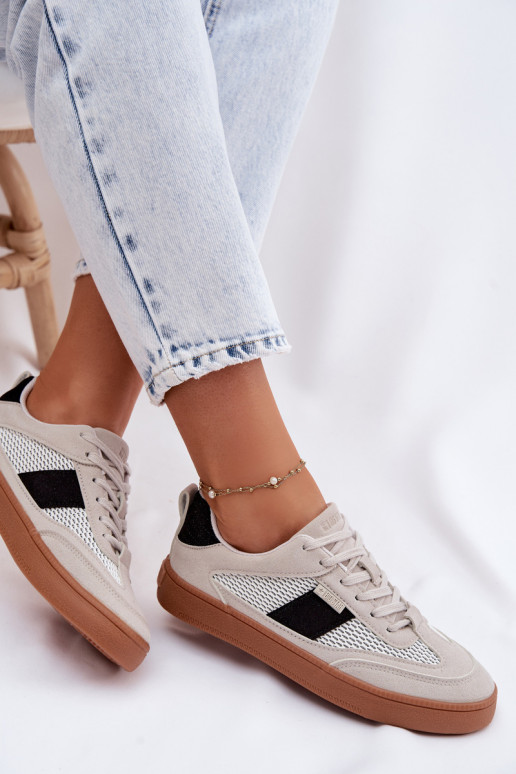 Sneakersy Damskie Big Star TT274758 Szare