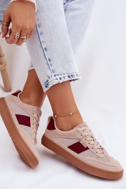 Sneakersy Damskie Big Star TT274760 Różowe