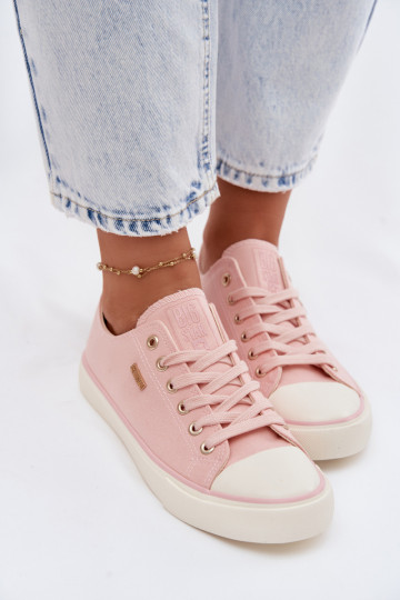 Women's Low Pink Sneakers Big Star TT274776