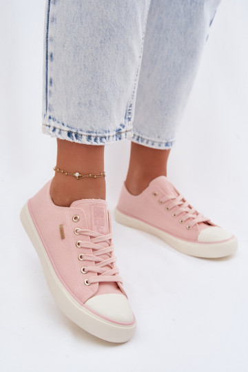 Women's Low Pink Sneakers Big Star TT274776 2