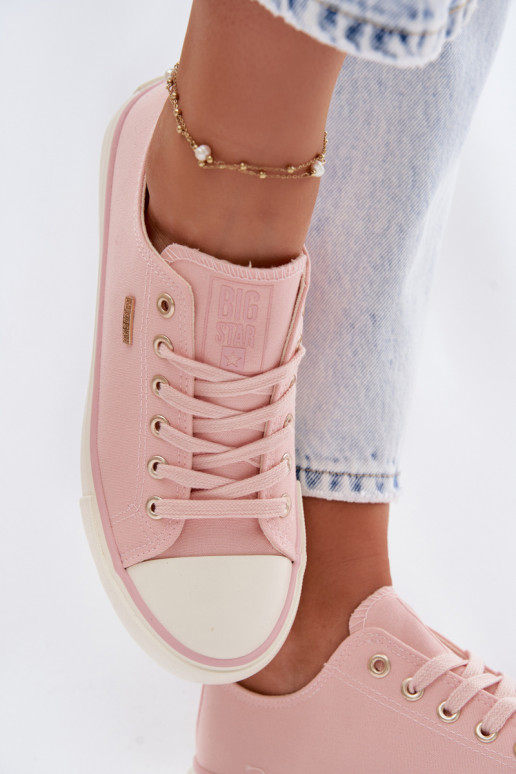 Women's Low Pink Sneakers Big Star TT274776