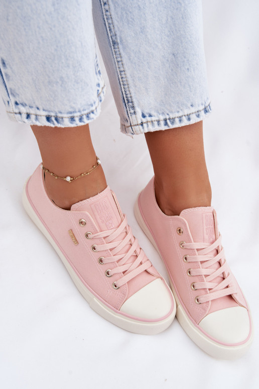 Women's Low Pink Sneakers Big Star TT274776