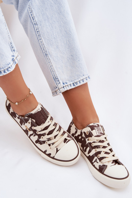 Women's Low Sneakers Big Star TT274771 With Patches